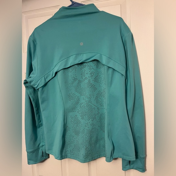 🔥TANGERINE FULL ZIPPER JACKET.Size:XXL COLOR:Sea Green Very Stretchy! - Picture 5 of 10